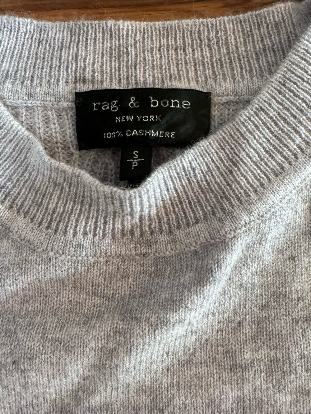 rag & bone Gray Cashmere Crewneck Sweater - Picture 3 of 11